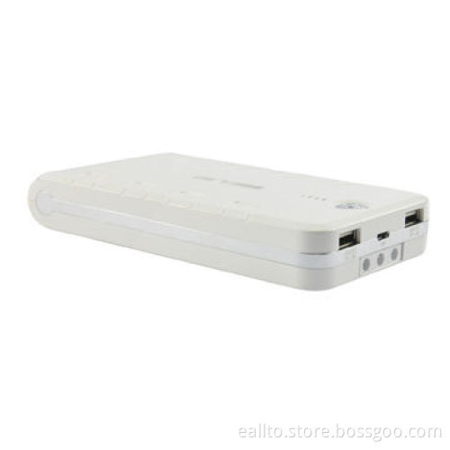 Dual-USB Port Power Bank/Battery Charger with 15,600mAh Real Capacity